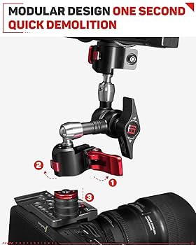 megu❤︎ Amazon.com : IFOOTAGE Magic Arm Clamp w/ 1/4